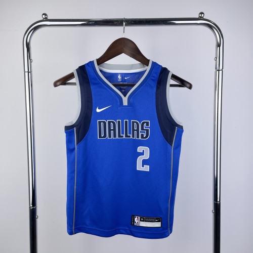 Dallas Mavericks Kids Jersey Blue City Edition 22/23 No.2 IRVING