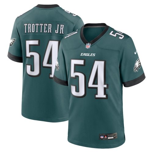 Philadelphia Eagles Dark Green 2023 NO.54 TROTTER JR