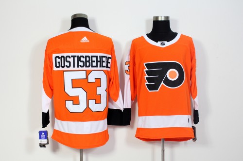 Philadelphia Flyers Home Alternate Player Jersey Orange NO.53 GOSTISBEHERE
