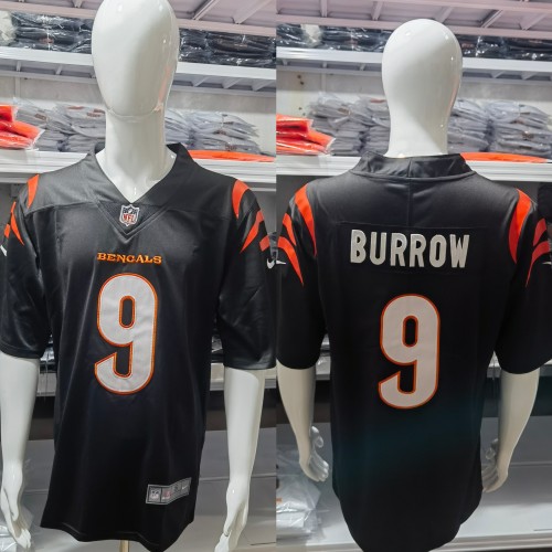 Cincinnati Bengals Jersey Black NO.9 BURROW