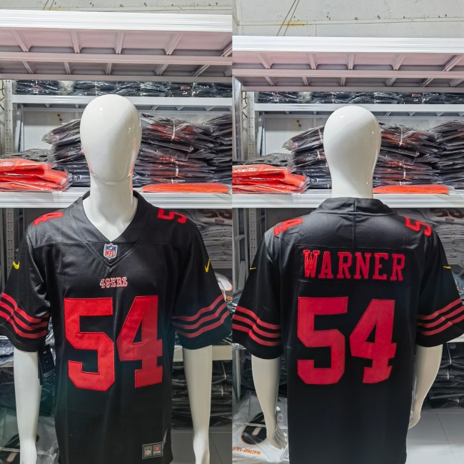 San Francisco 49ers Jersey Limited Editio Black NO.54 WARNER