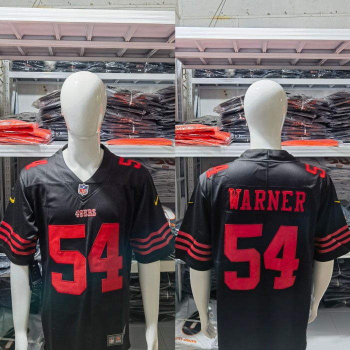 San Francisco 49ers Jersey Limited Editio Black NO.54 WARNER