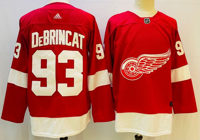 Detroit Red Wings Home Jersey Red NO.93 DEBRINCAT