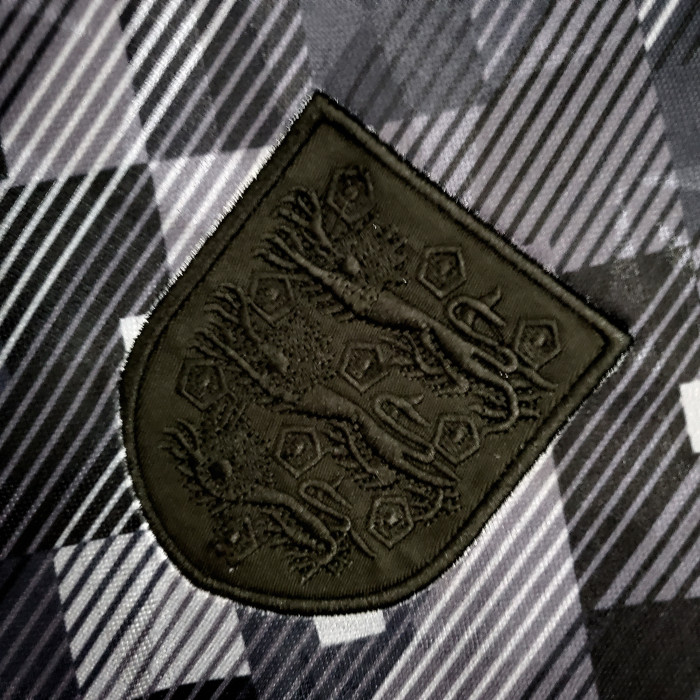 England 1990 Black Out Retro Jersey