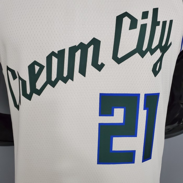 Jrue Holiday Milwaukee Bucks Swingman Jersey Beige