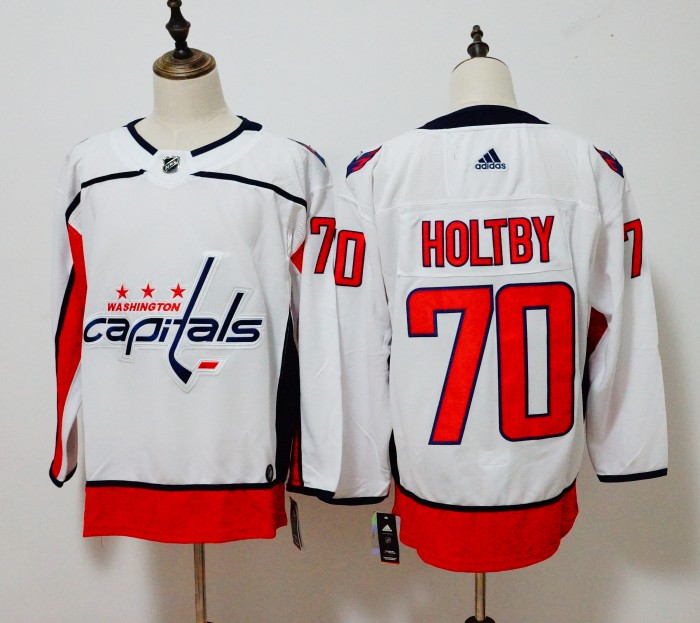Washington Capitals Home Player White NO.70 HOLTBY