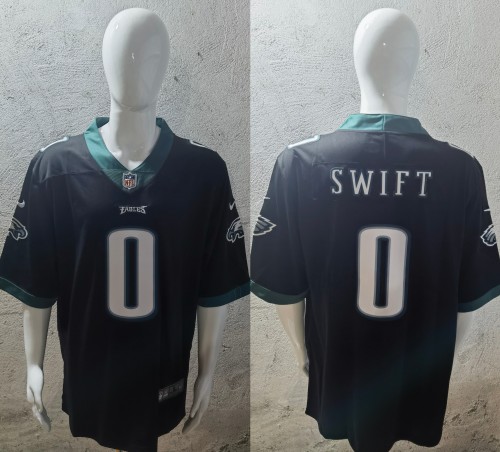 Philadelphia Eagles Jersey Black 2023 NO.0 SWIFT