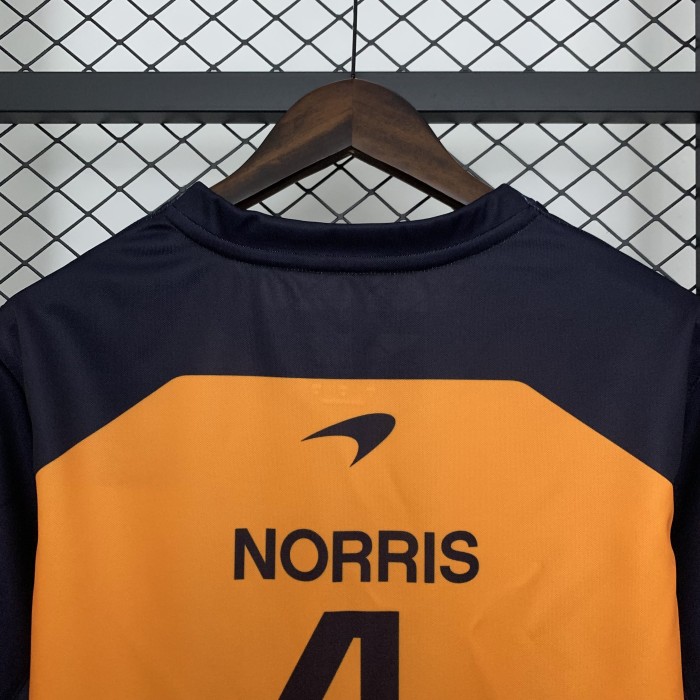 2025 McLaren T-Shirt Orange NO.4 NORRIS