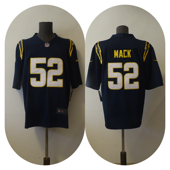 Los Angeles Chargers Alternate Jersey Black NO.52 MACK