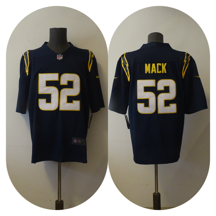 Los Angeles Chargers Alternate Jersey Black NO.52 MACK