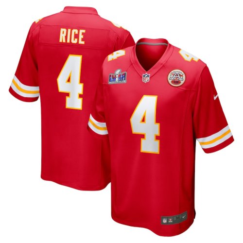 Kansas City Chiefs Jersey Red NO.4 RICE
