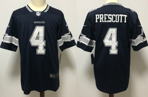 Dallas Cowboys Jersey Navy Limited Edition NO.4 PRESCOTT