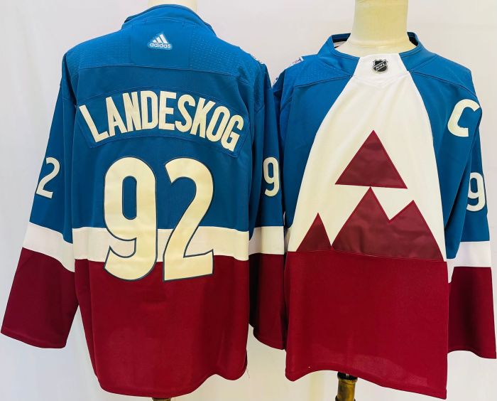 Colorado Avalanche Jersey 2020 Stadium Series Blue NO.92 LANDESKOG