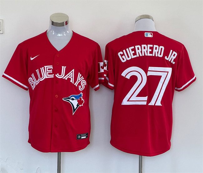 Toronto Blue Jays Jersey Red Fan Version NO.27 GUERRERO JR.