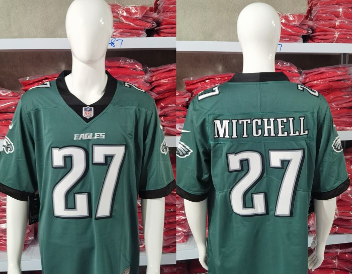 Philadelphia Eagles Jersey Dark Green 2023 NO.27 MITCHELL