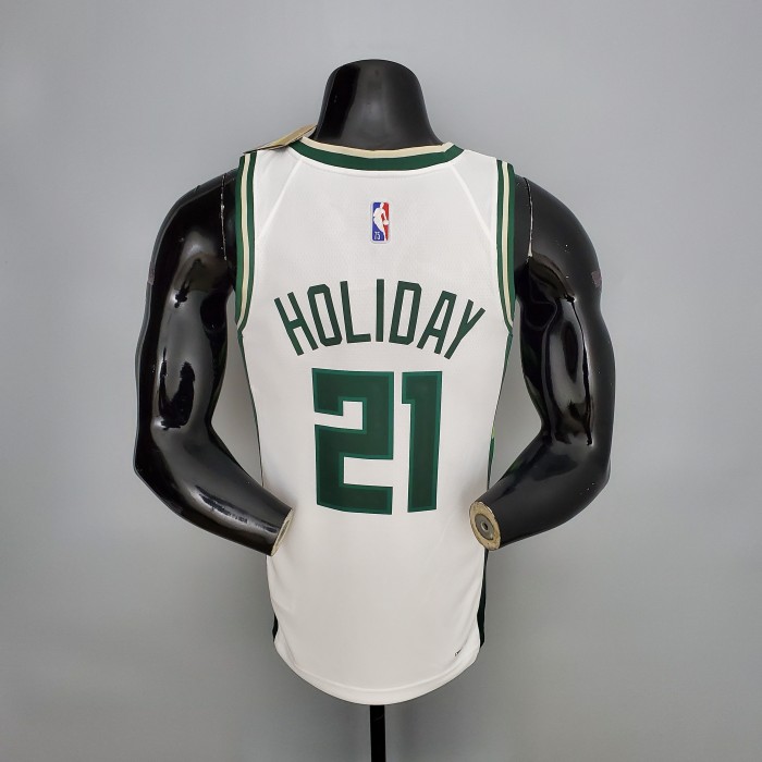 Jrue Holiday Milwaukee Bucks 2021/22 Swingman Jersey White