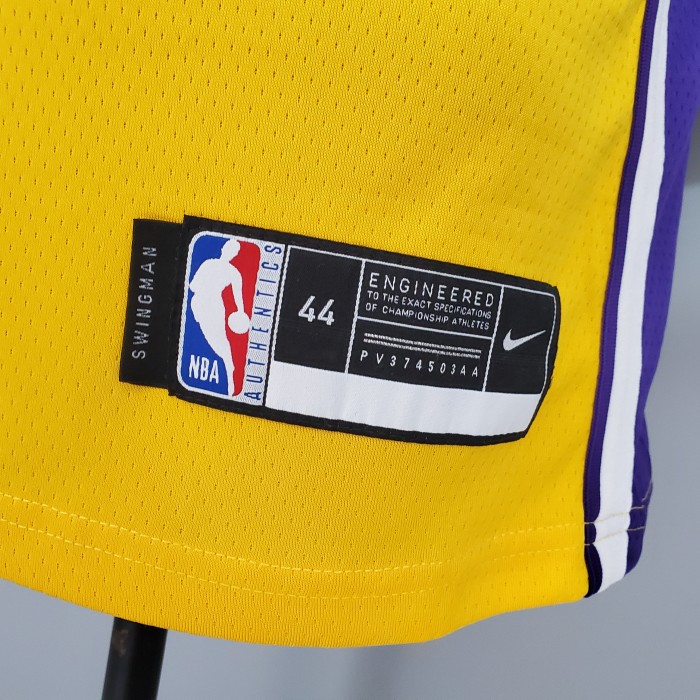 Carmelo Anthony Los Angeles Lakers 2020/21 Swingman Jersey Yellow
