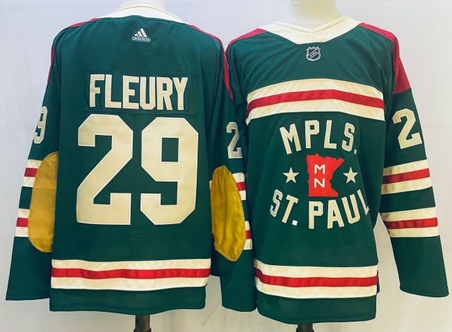 Minnesota Wild 2022 NHL Winter Classic Jersey Green NO.29 FLEURY
