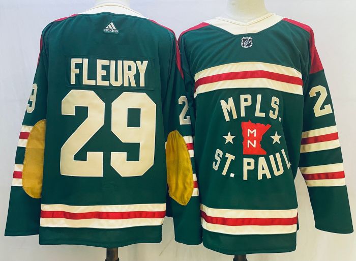 Minnesota Wild 2022 NHL Winter Classic Jersey Green NO.29 FLEURY