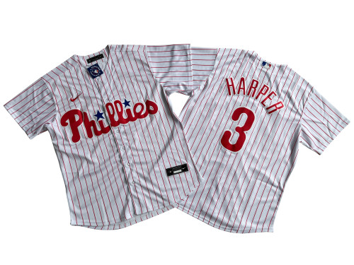 Philadelphia Phillies Limited Jersey White Fan Version NO.3 HARPER