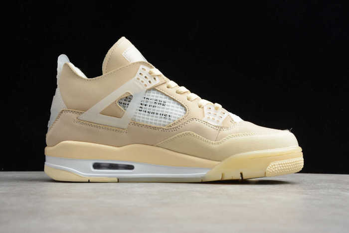 OFF-WHITE x Air Jordan 4 SP WMNS “Sail” CV9388-100