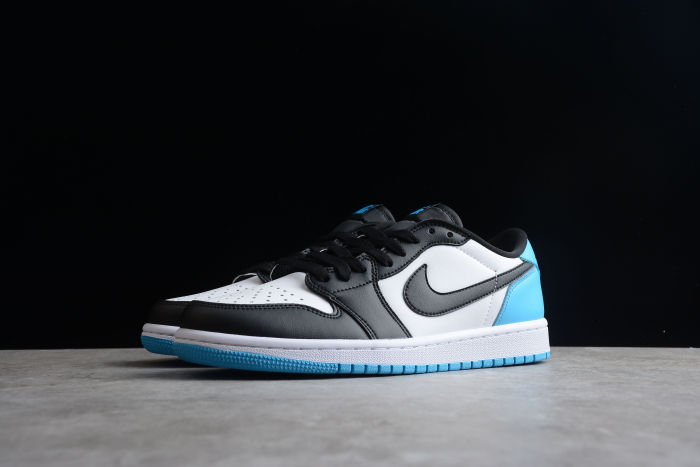 Air Jordan 1 Retro Low OG Dark Powder Blue UNC  White Black CZ0790-104