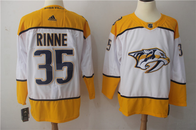 Nashville Predators Home Jersey White NO.35 RINNE