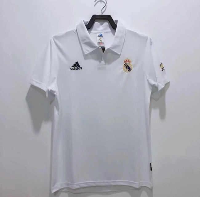 Real Madrid Home Retro Jersey 2002/03