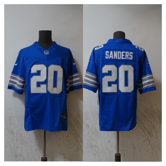 Detroit Lions  Jersey Blue Youth NO.20 SANDERS