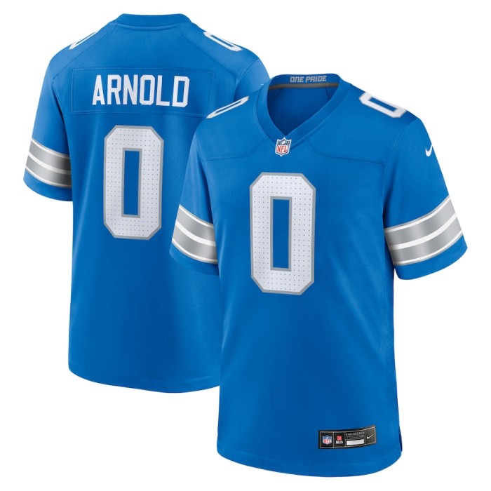 Detroit Lions Jersey Blue New style NO.0 ARNOLSD