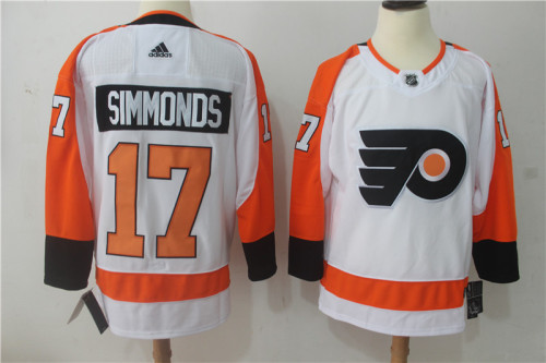 Philadelphia Flyers Home Alternate Player Jersey White NO.17 SIMMONDS