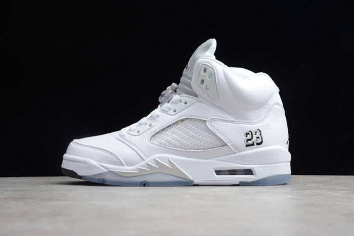 Air Jordan 5 Retro Metallic White (2015) 136027-130