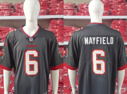 Tampa Bay Buccaneers Alternate Game Jersey Grey NO.6 MAYFIELD