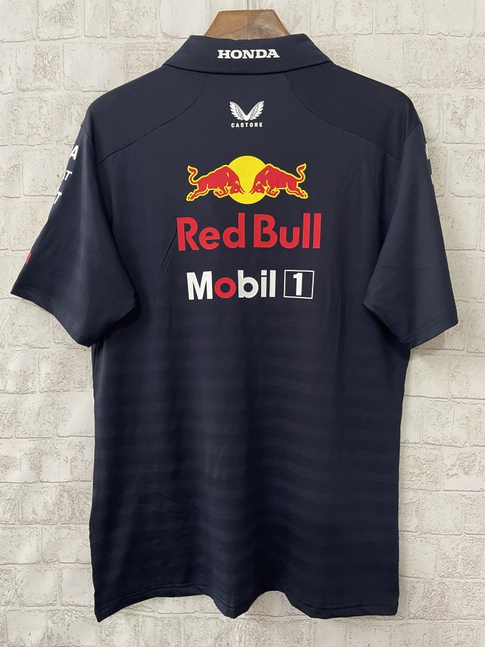 2025 Red Bull Racing Polo shirt Dark Blue NO Number