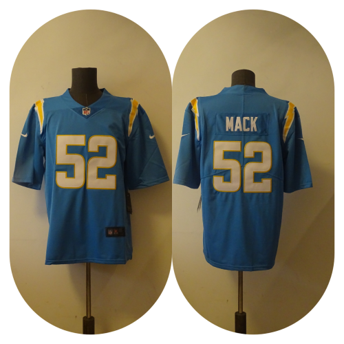 Los Angeles Chargers Alternate Jersey Light Blue NO.52 MACK