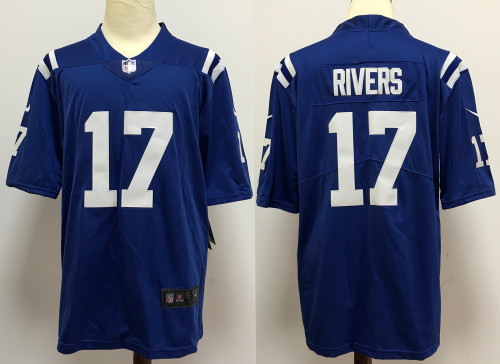Indianapolis Colts Alternate Jersey Blue NO.17 RIVERS