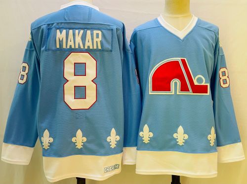 Colorado Avalanche Jersey Reverse Retro Blue 20/21 NO.8 MAKAR