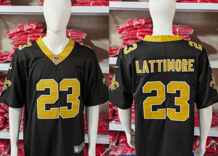 New Orleans Saints Jersey Black NO.23 LATTIMORE