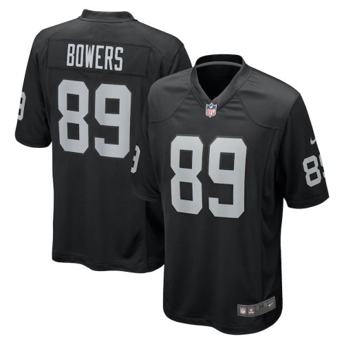 Las Vegas Raiders Jerseys Black NO.89 BOWERS