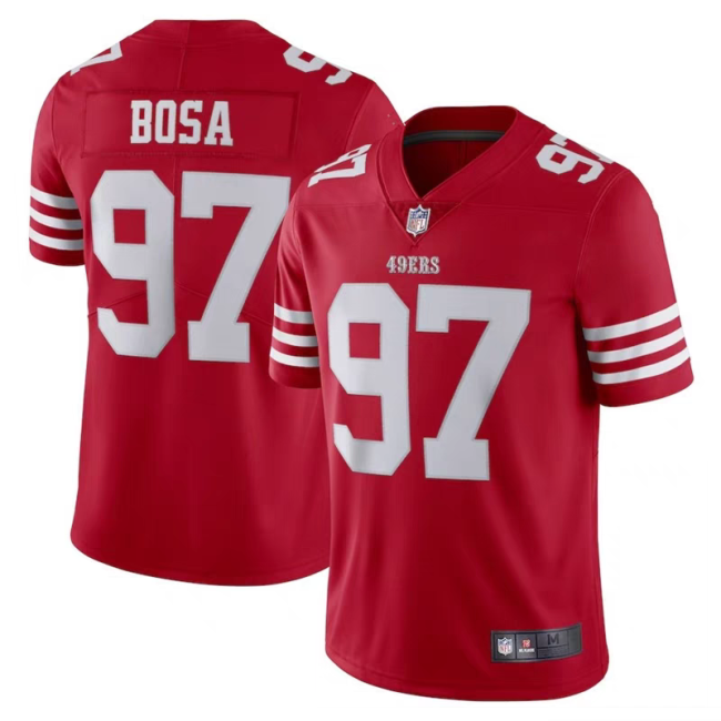 San Francisco 49ers Jersey Limited Editio Red NO.97 BOSA