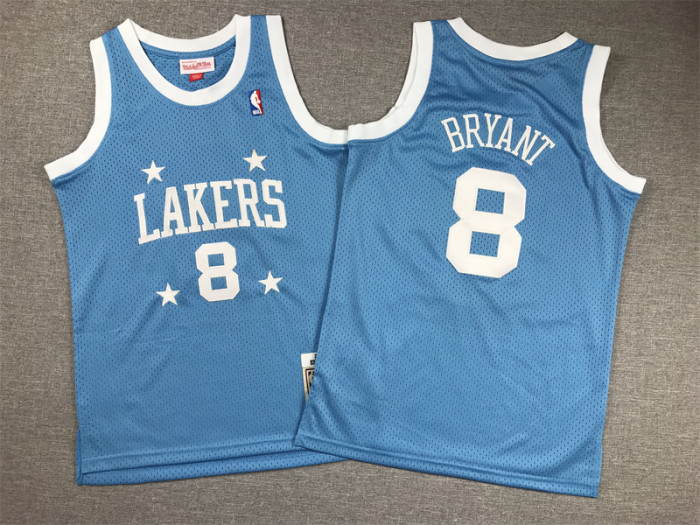Los Angeles Lakers Kids Jersey Blue four stars 04/05 NO.8 BRYANT