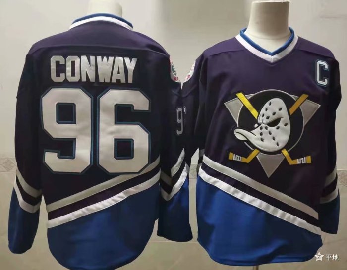 Anaheim Ducks 21/22 Home Jersey Purple NO.96 CONWAY