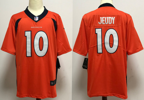 Denver Broncos Jersey Orange 2024 NO.10 JEUDY