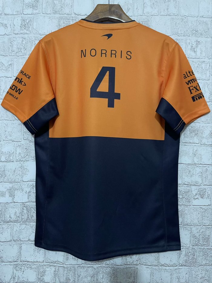 McLaren Polo Shirt Black NO.4 NORRIS