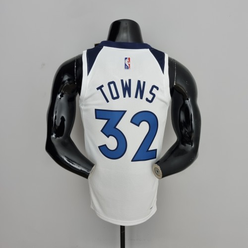 Karl-Anthony Towns Minnesota Timberwolves 75th Anniversary 2022 Swingman Jersey White