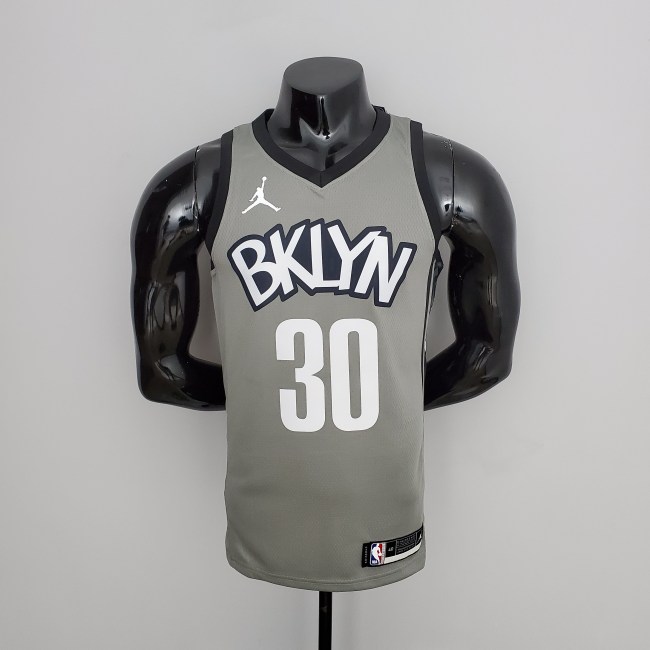 Seth Curry Brooklyn Nets Flyer Swingman Jersey Gray