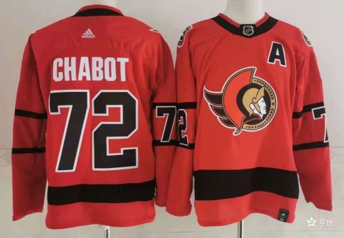 Ottawa Senators 20/21 Reverse Retro Jersey Red NO.72 CHABOT