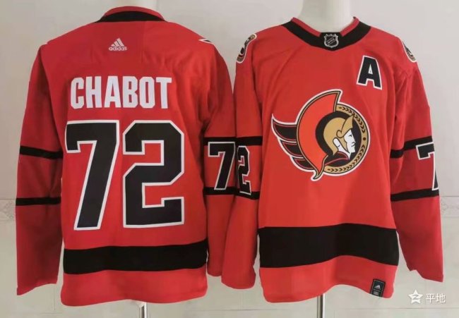 Ottawa Senators 20/21 Reverse Retro Jersey Red NO.72 CHABOT