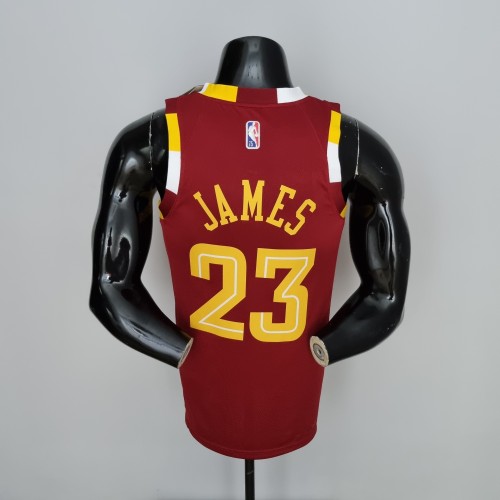 LeBron James Cleveland Cavaliers 2022 Urban Edition Swingman Jersey Red