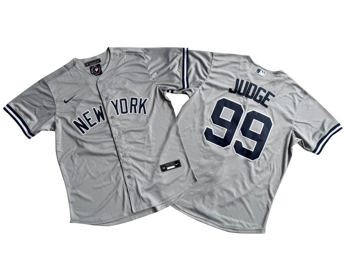 New York Yankees Jersey Gray Fan Version NO.99 JUDGE